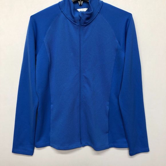 Lady Hagen Women Full Zip Golf Sweatshirt Jacket Size Medium Blue M126 -24 - Picture 12 of 15
